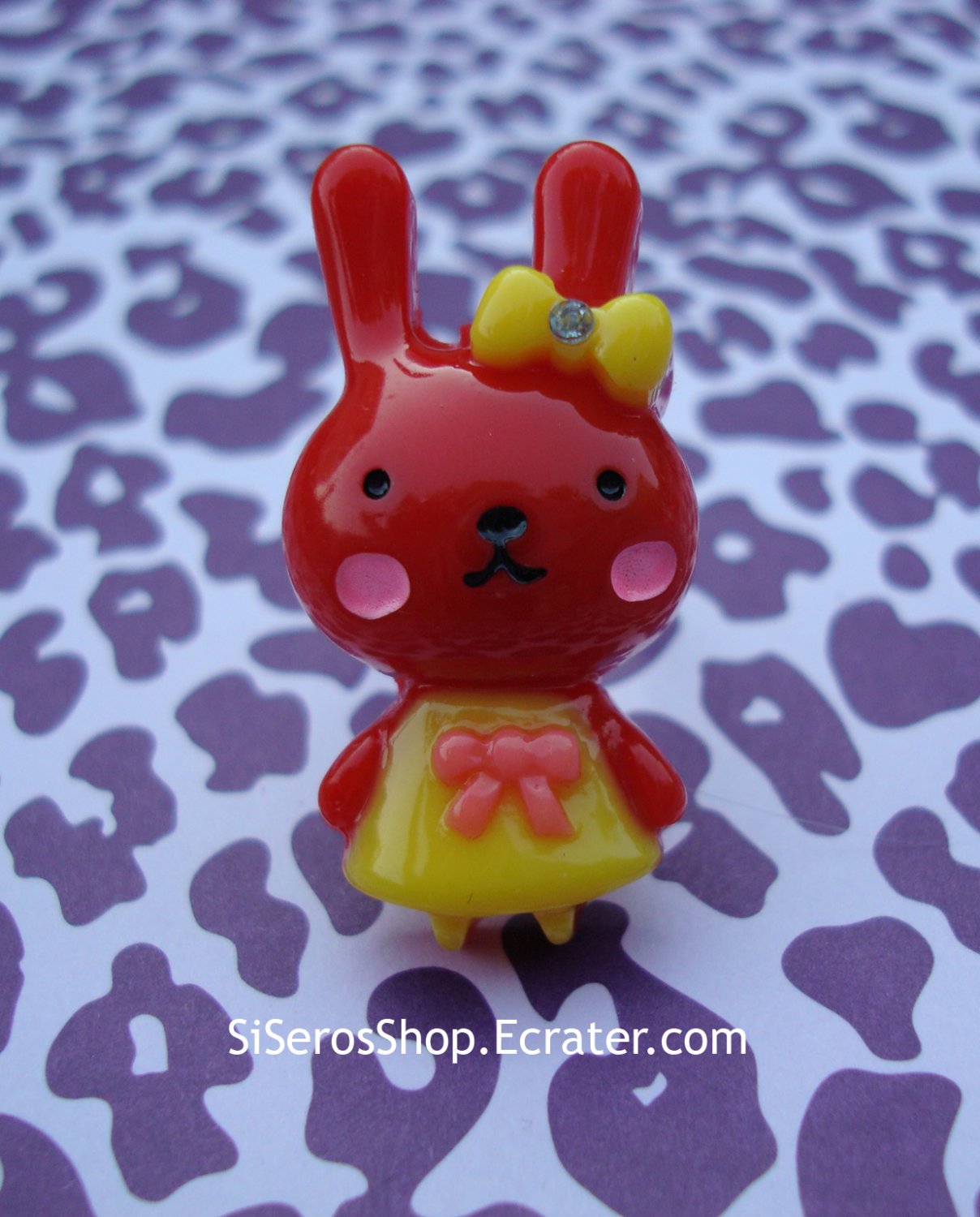 Summer Dress RED Bunny Ring