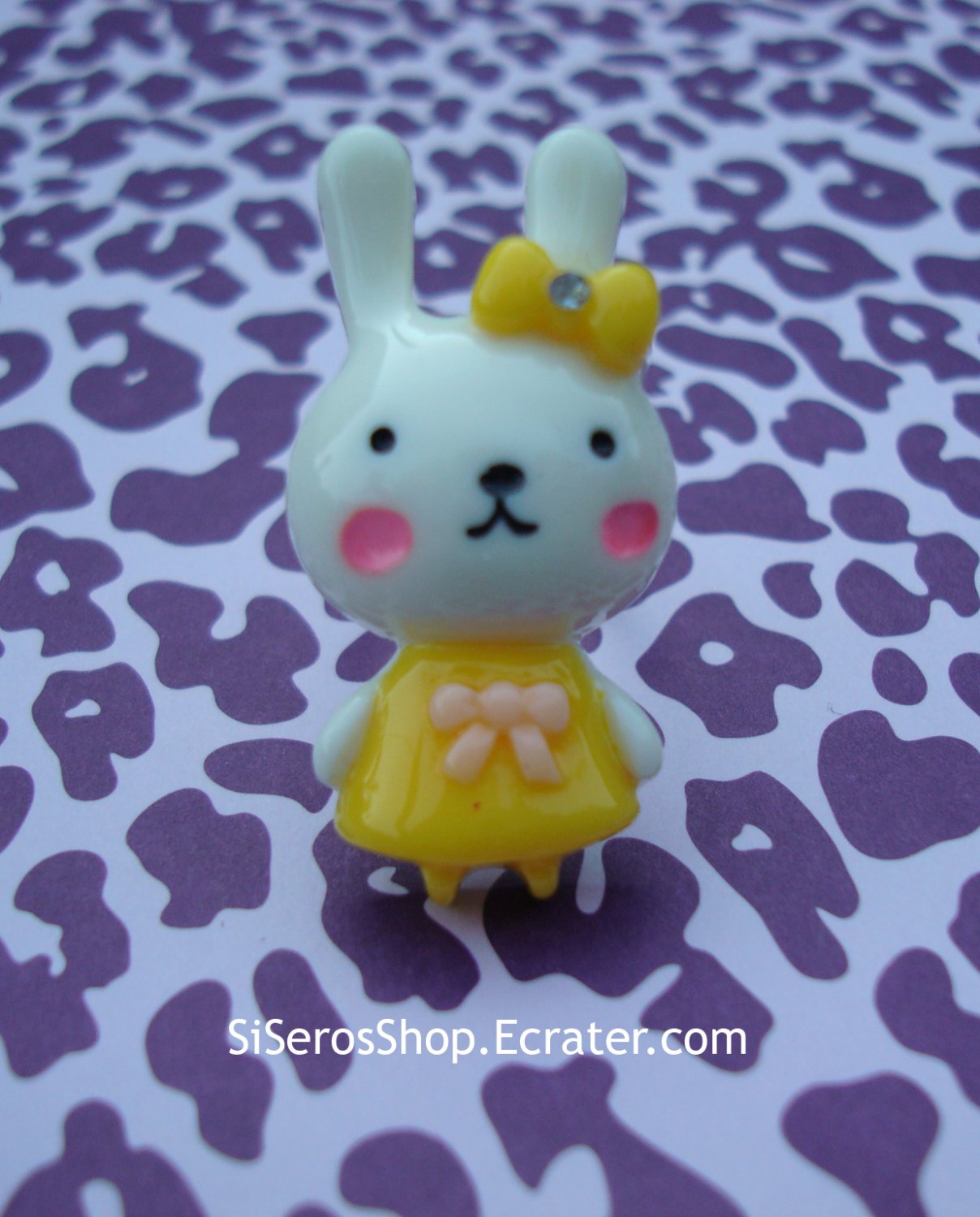 Summer Dress WHITE Bunny Ring