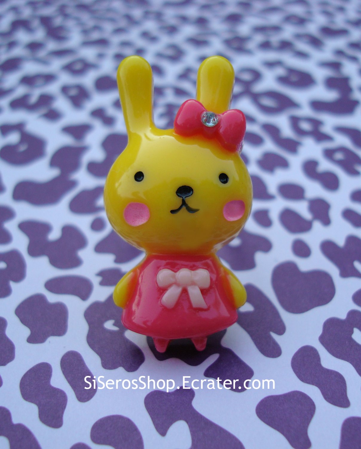 Summer Dress YELLOW Bunny Ring