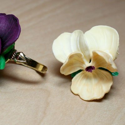 Pansy Ring - Yellow