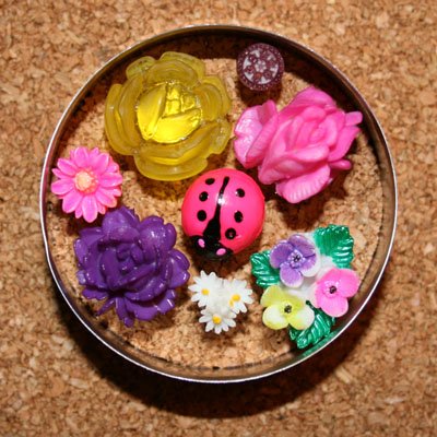 Secret Garden Push Pin Set
