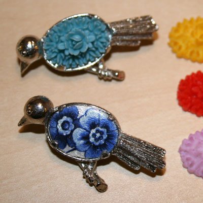 Mr. Birdie Brooch