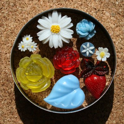 Strawberry Patch Push Pin Set