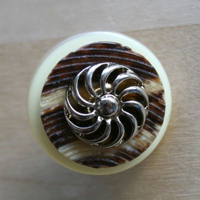 Button Brooch