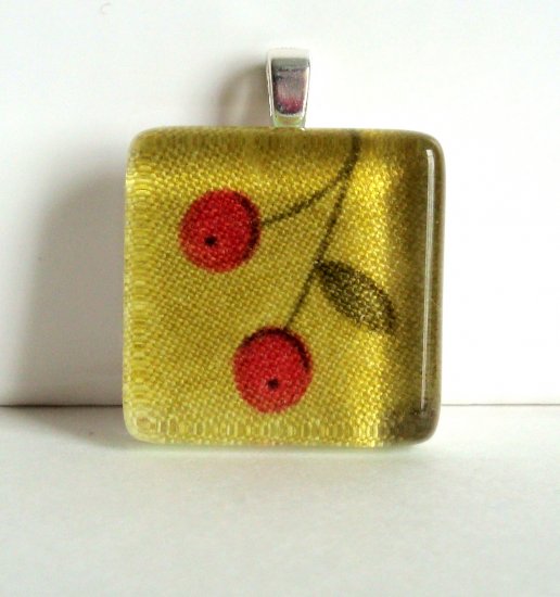Glass Tile Pendant Necklace (4)