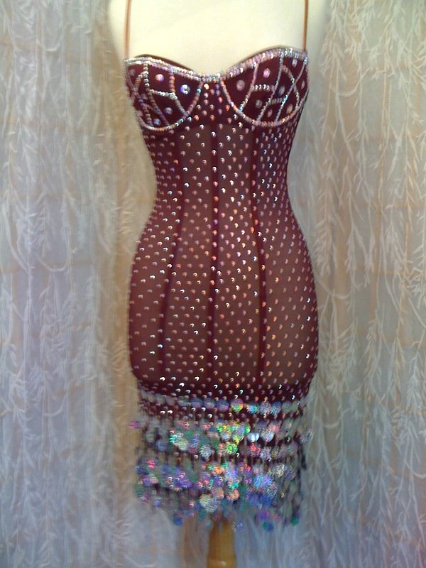 Latin dance dress for dance competitions