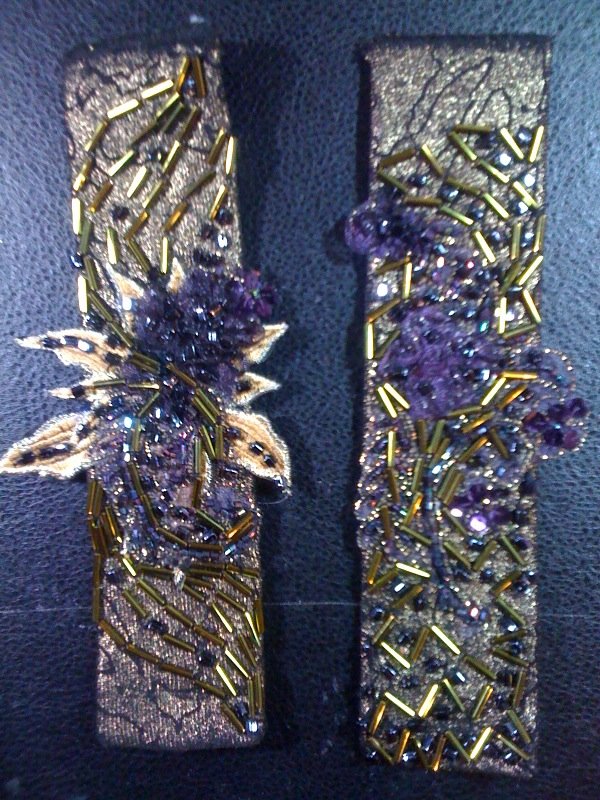 Beaded Green/Gold Handmade Bracelets