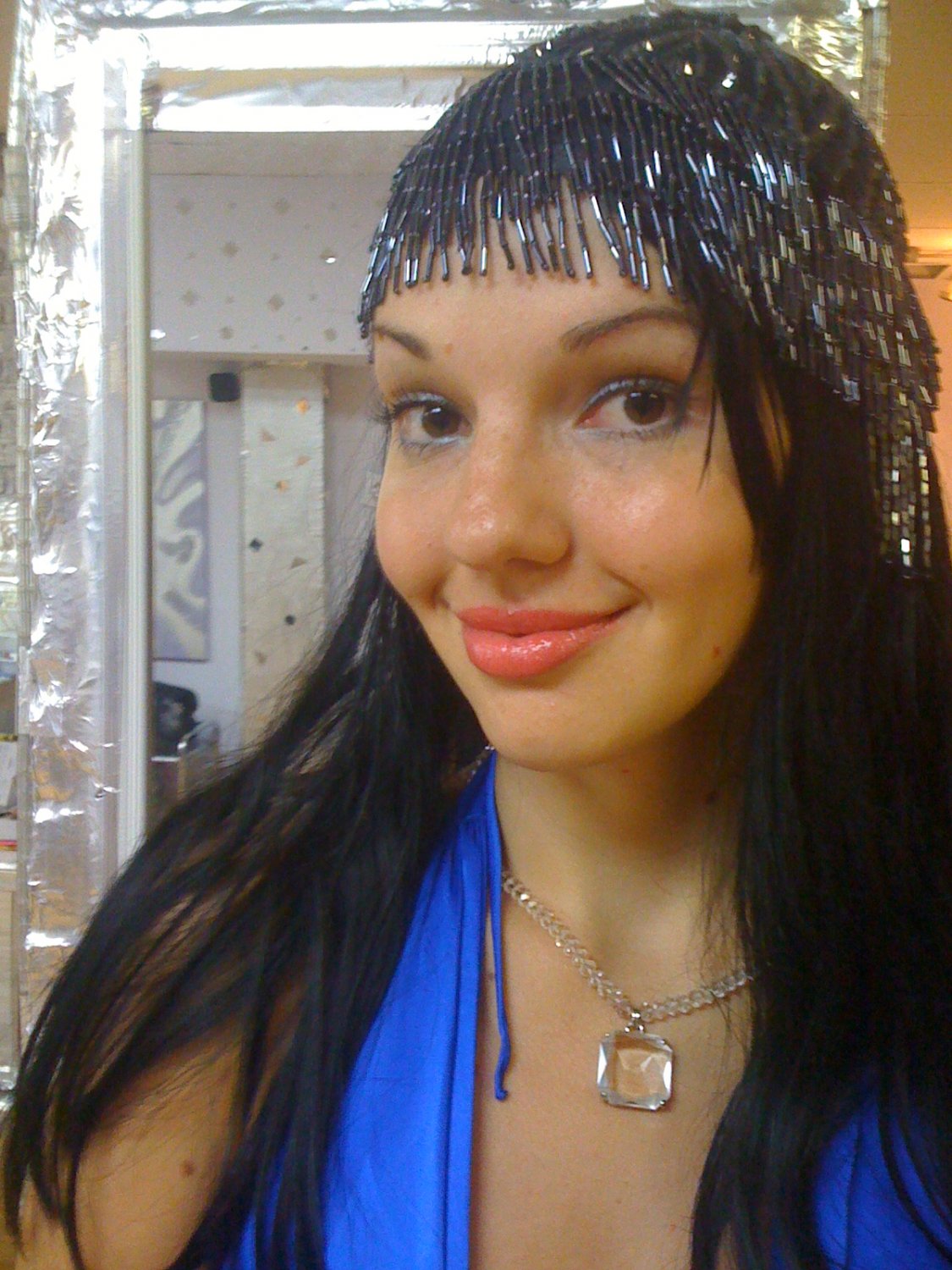 awesome beaded hat