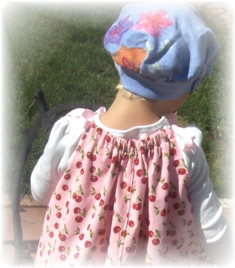 Girls Cherries Pillowcase Dress Pink Whale Cord 12m - 6y