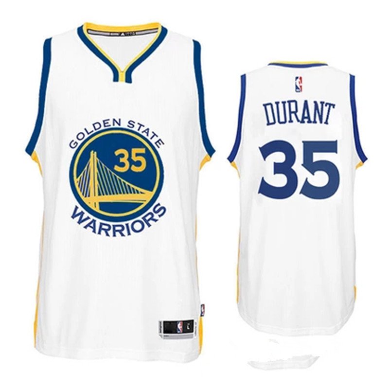 Kevin Durant Golden State Warriors 35 White Swingman Adidas NBA Jersey Size 54 (XXL)