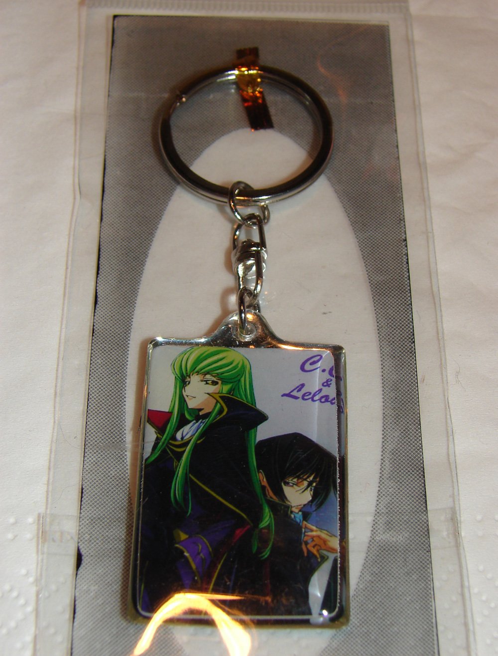 Code Geass Keychain - C.C. & Lelouch