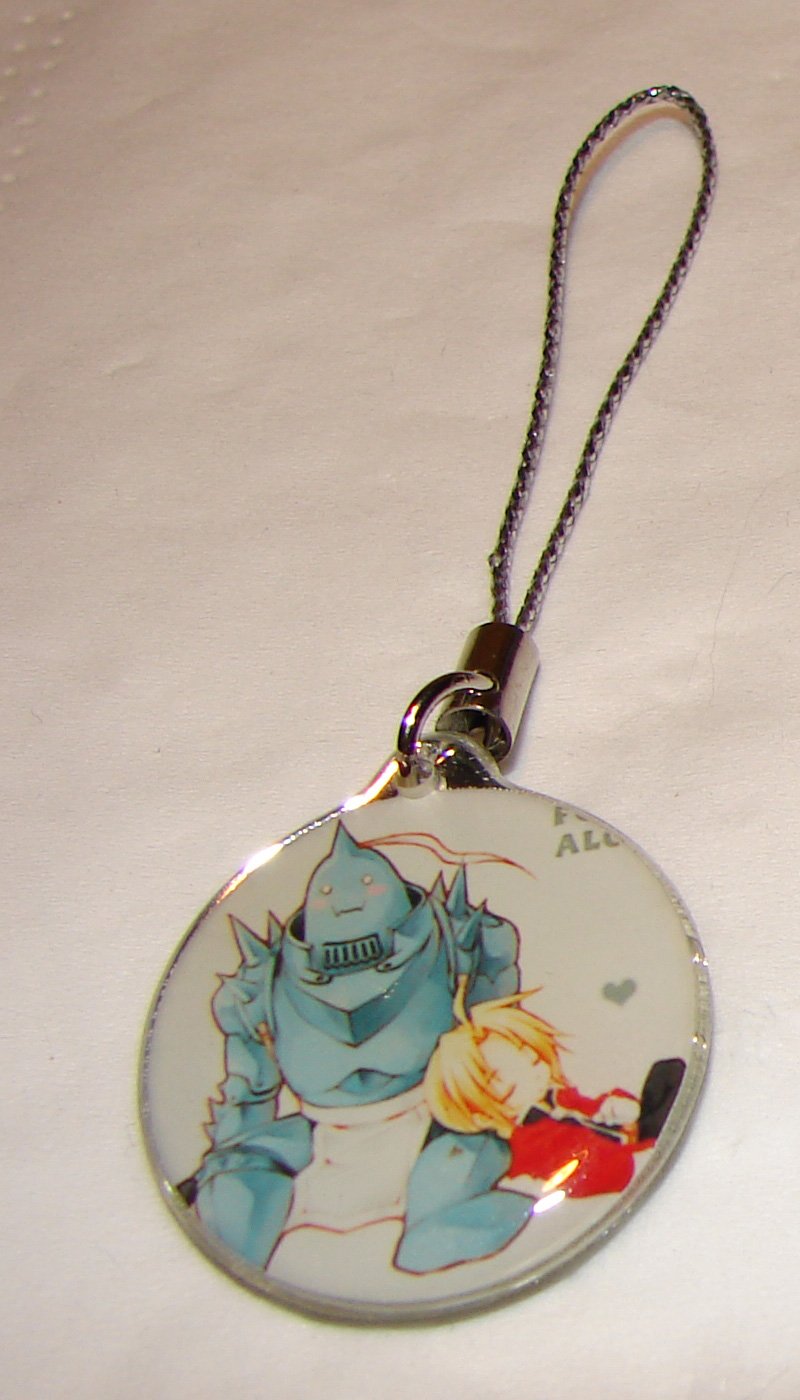Full Metal Alchemist Cell Phone Charm - Ed & Al
