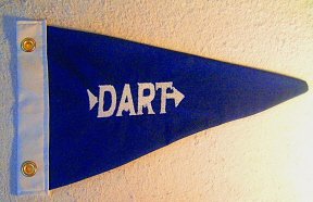 Custom Cotton Dart Boat Burgee Flag