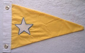 Double-side Star Boat Burgee Flag