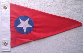 Double-side Star Circle Boat Burgee Flag