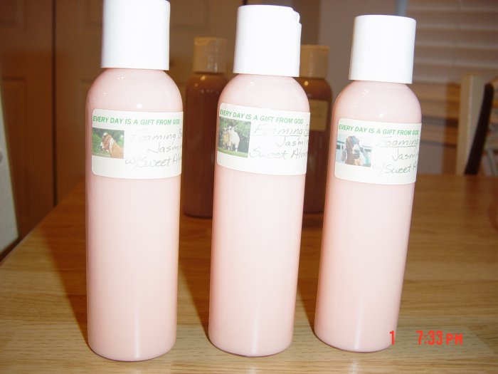 JASMINE FOAMING BATH OIL - 4 oz. Bottle