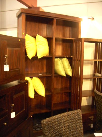 Bali Living Super Tall Book Shelves Open Display