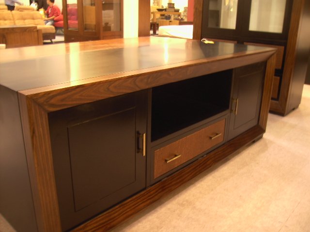 Bali Contemporary console 2 cabinet with leather drawer cam Sin$799