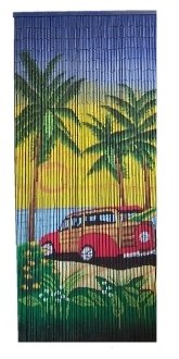 STPJLT-WDY Surfer's Woody Bamboo Curtain 135 Strands!