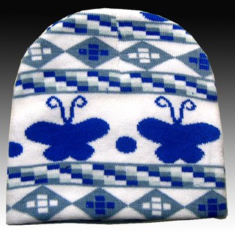 Classique Blue Children Beanie Hat