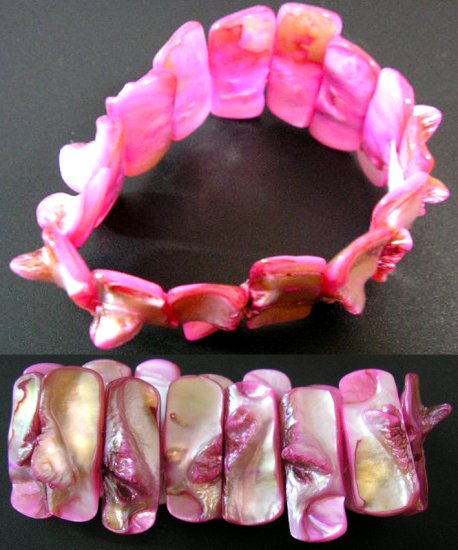 Classique Pink Shell bracellet