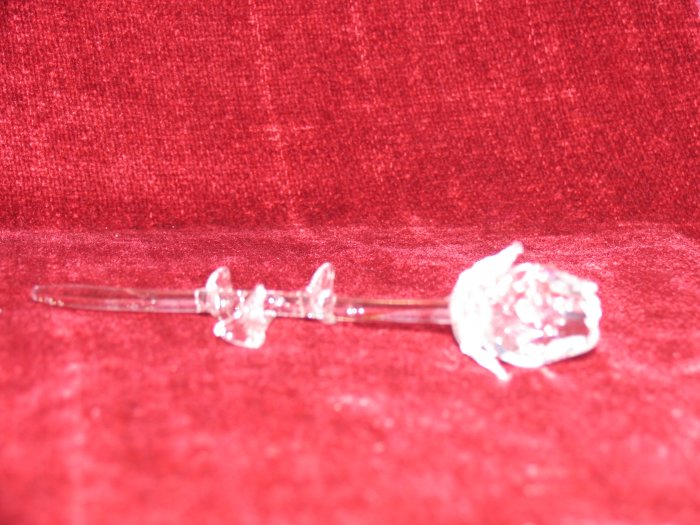 Single Glass Rose