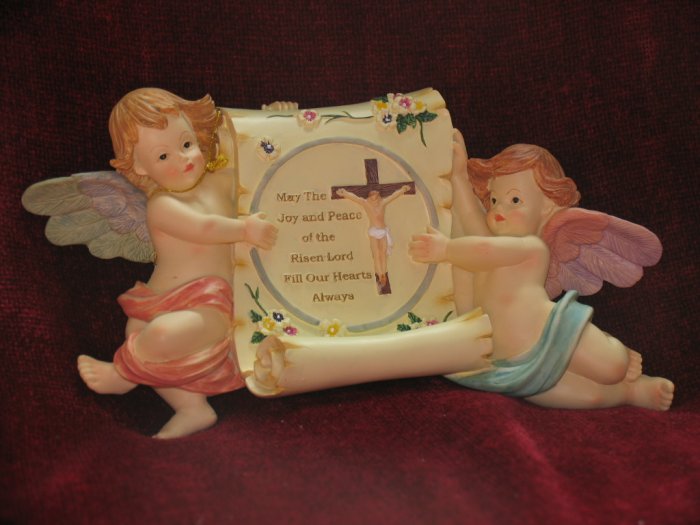 Cherub Angel Scroll
