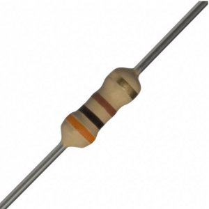25 PCS 1/4W, 300 Ohm, 5% Carbon Film Resistors