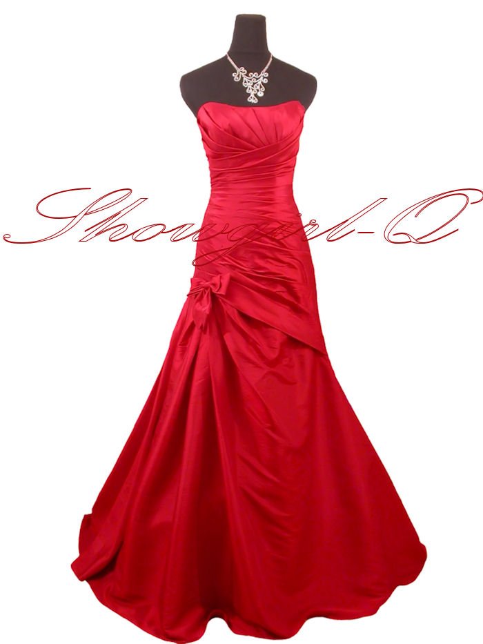 5242 RED PROM DRESSES EVENING GOWN BALL GOWN BRIDESMAID