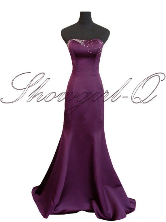 9005 EVENING DRESS PROM BALL GOWN PURPLE BRIDESMAID