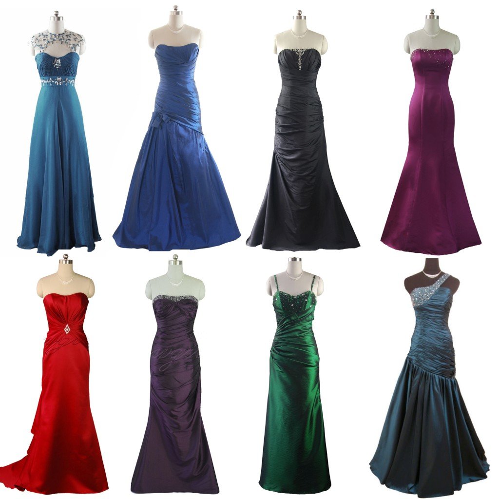 SATIN BURGUNDY EVENING DRESS PROM BALL GOWN BRIDESMAID