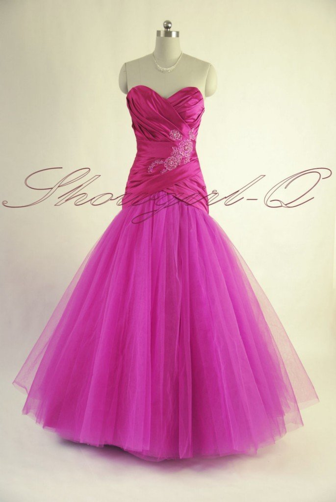 QPID ROSE PINK EVENING DRESS PROM BALL GOWN BRIDESMAID