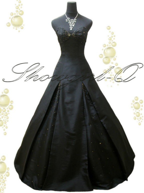 3568 BLACK Evening Dress Prom Ball Gown Bridesmaid