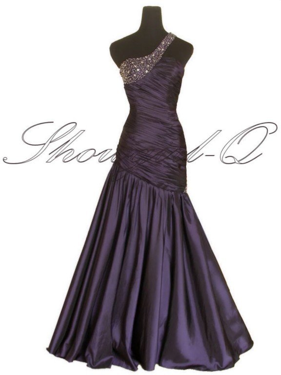 5251 PURPLE EVENING DRESS PROM BALL GOWN 8 10 12 14 16