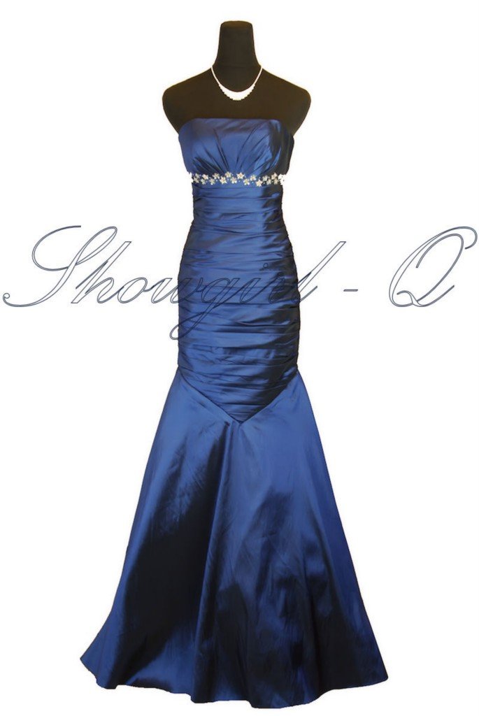 5403 BLUE EVENING DRESS PROM BALL GOWN 8 - 20 UK STOCK!