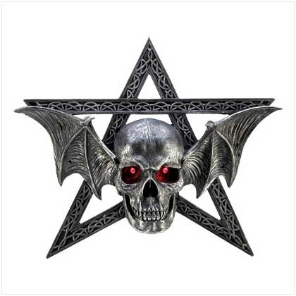 Winged Skull Wall Decor