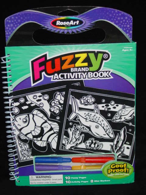 RoseArt Fuzzy Travel Brand Activity Book (Sealife)