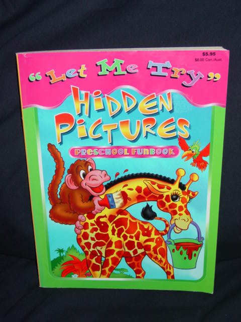 "Let Me Try" Picture Puzzles Preschool Funbook