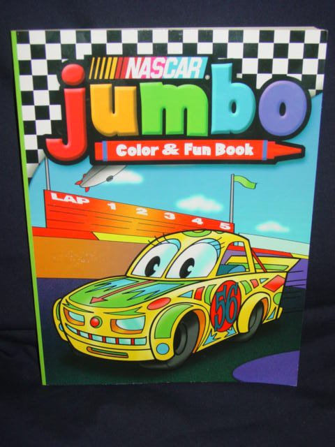 Nascar Jumbo Color & Fun Book