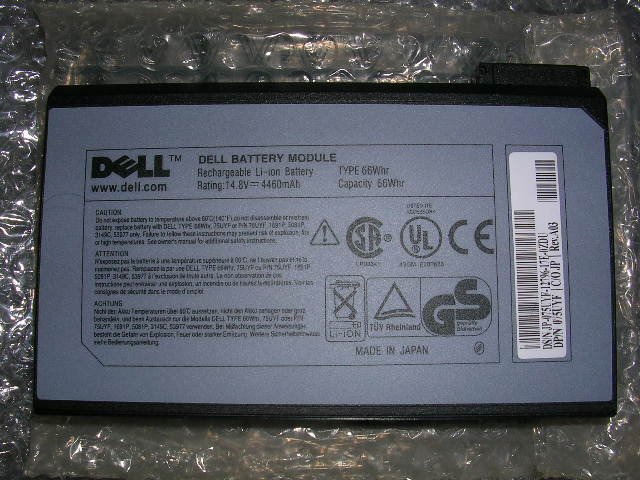 Dell inspiron 2500 3700 3800 4000 8000 Latitude C CP CPi CPt CPx Battery 1691P 3149C 75UYF 4460MAH