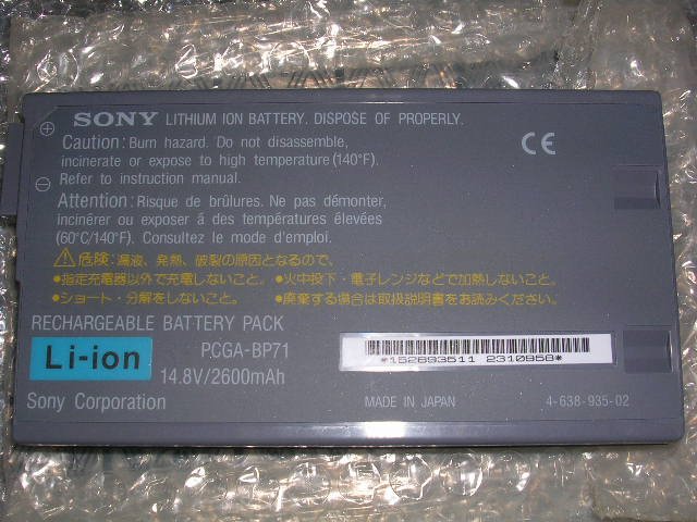 New SONY VAIO F FX XG QR PCGA-BP71 PCGA-BP1N PCG-FXA36 PCG-FXA63 Battery PCG-700 800