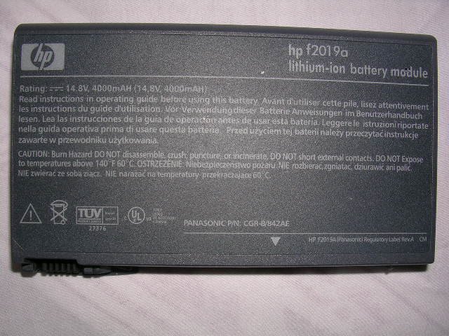 HP Omnibook 6000 6100 6200 XT6050 Battery F2019A F2019B Brand New