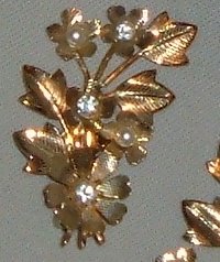 Vintage Coro Earrings circa 1940s