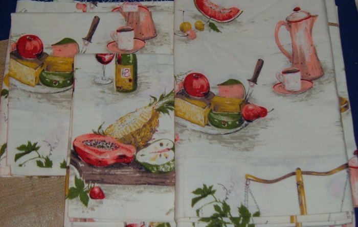 Vintage Kitchen Tiers - Fabric