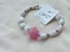 Pink Bumpy Bead Bracelet