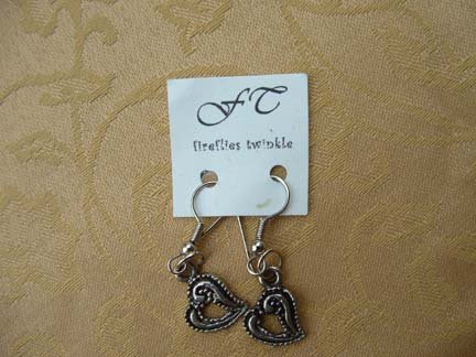 Silver Heart Earrings