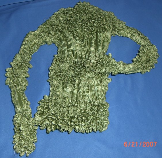 Poodle Popcorn Shirt - Dark Lime