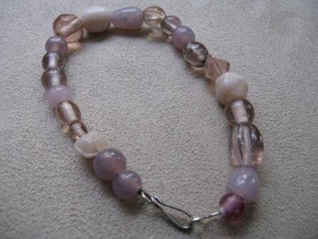 Hook Clasp Seaglass Bracelet