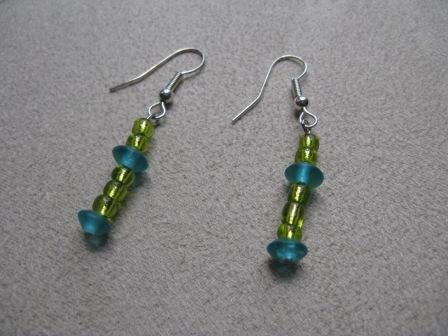 Shades of Green Earrings