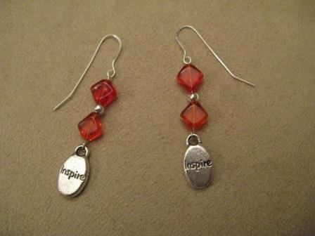 Orange Inspire Earrings